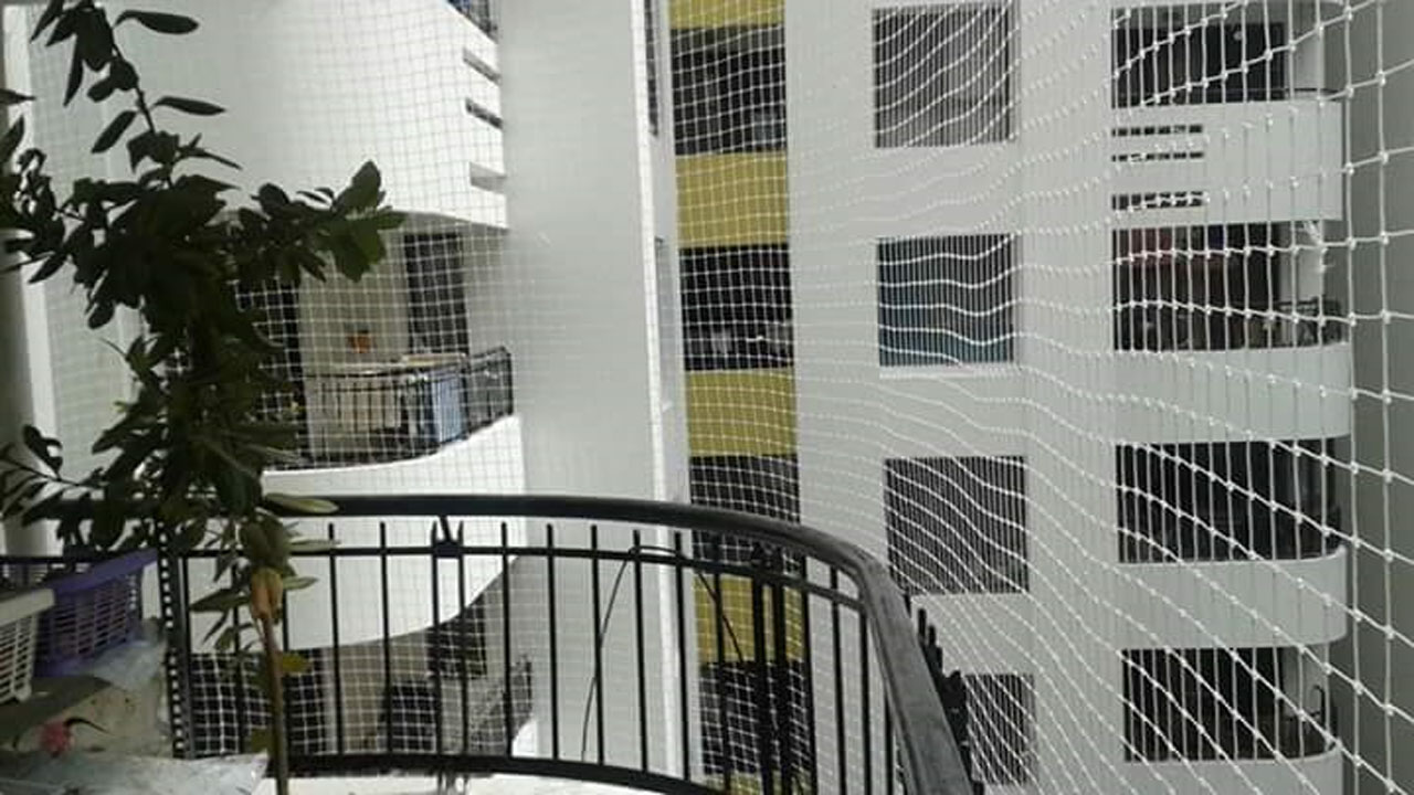 Balcony Safety Nets in Lakdikapul
