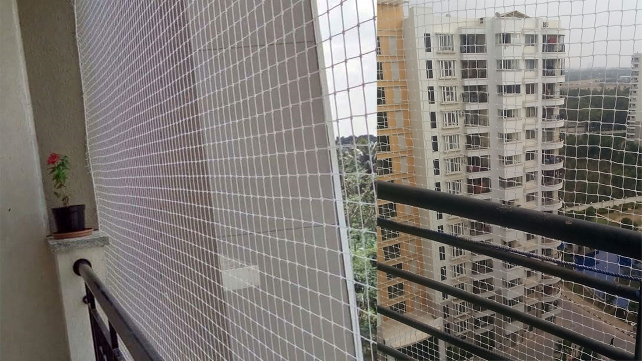 Balcony Safety Nets in Rajendra Nagar